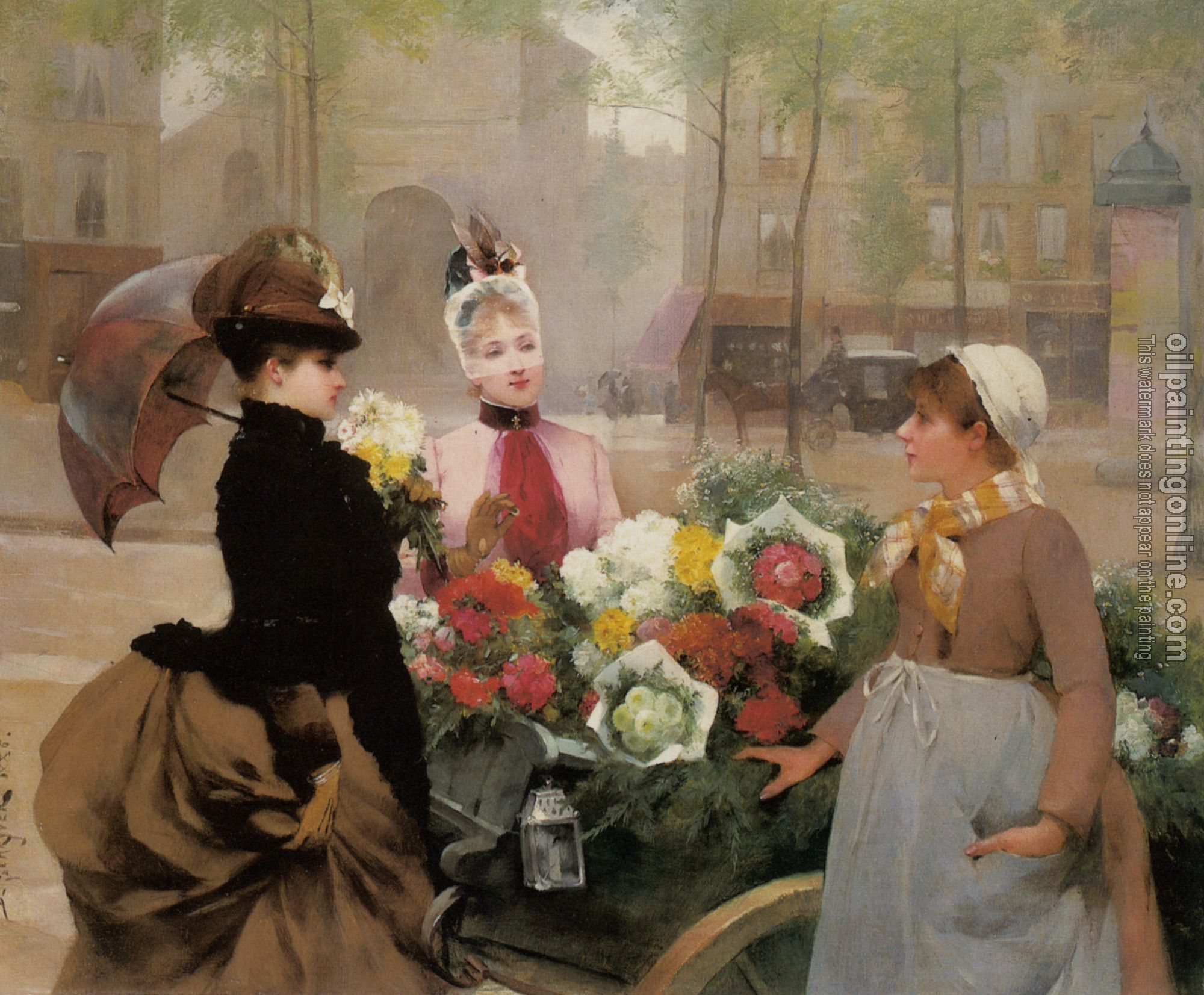 Schryver, Louis Marie de - The Flower Seller